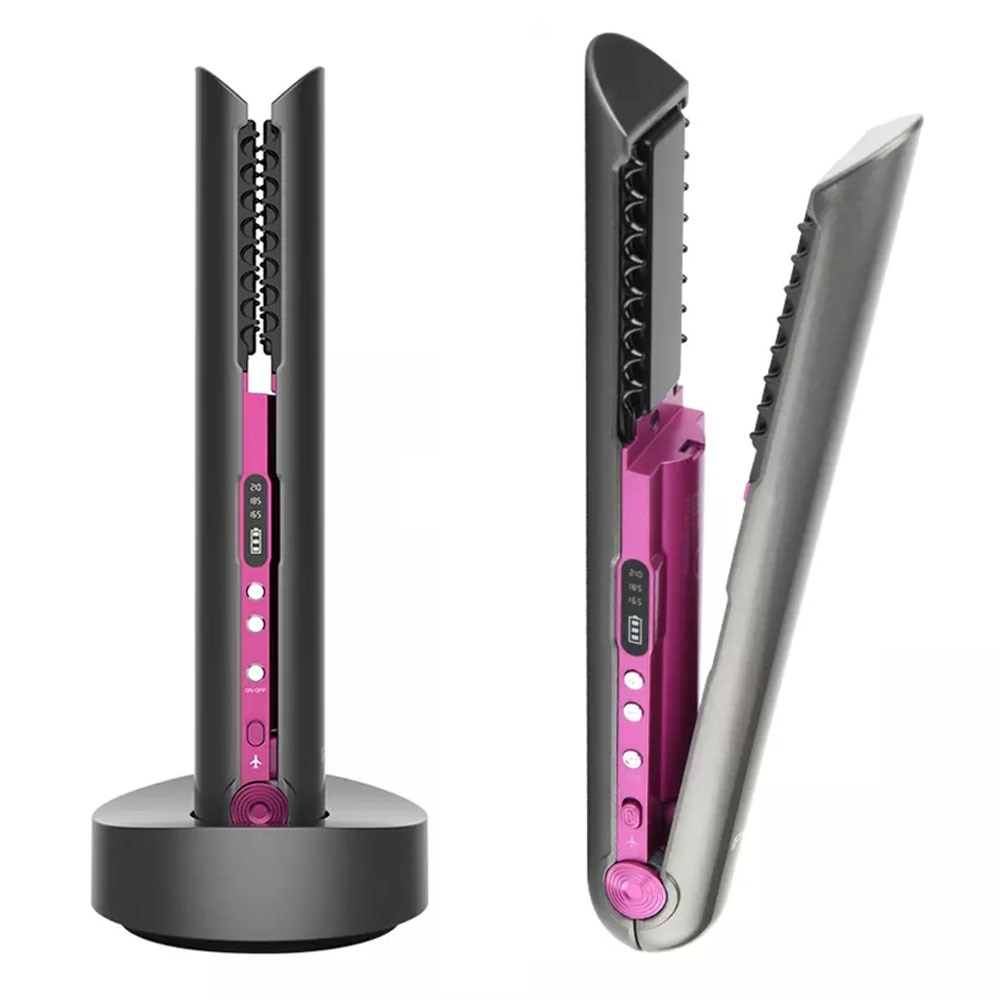 Hair Straightener wireless charging