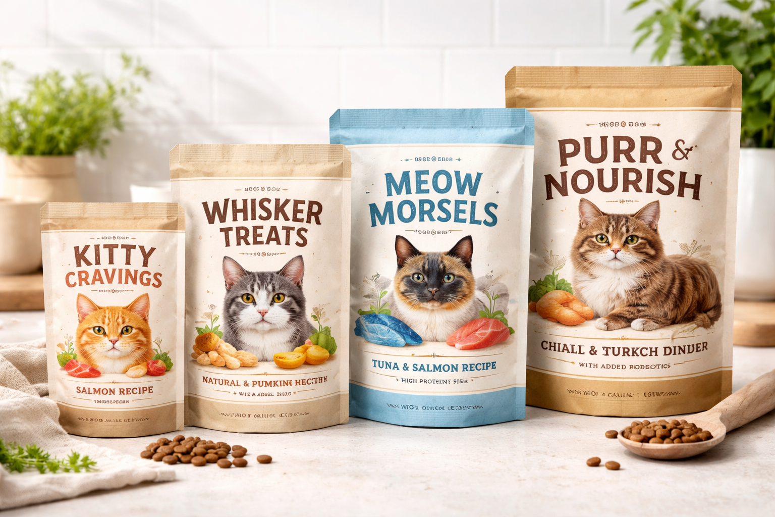 Cat Food Packaging – Custom Pouches for Dry & Wet Cat Food