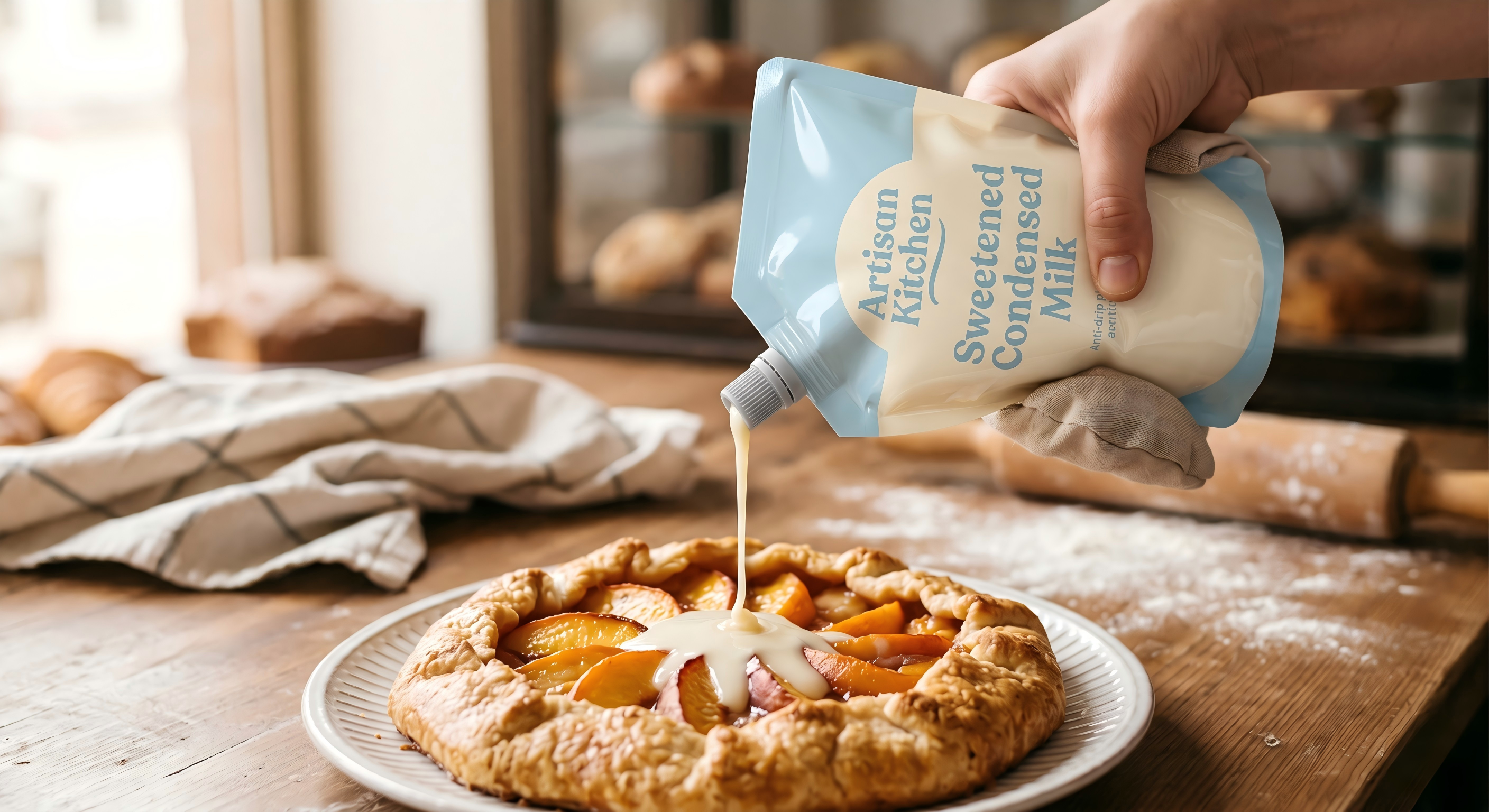 Spout Pouch for Condensed Milk & Pastes | High-Viscosity Bag