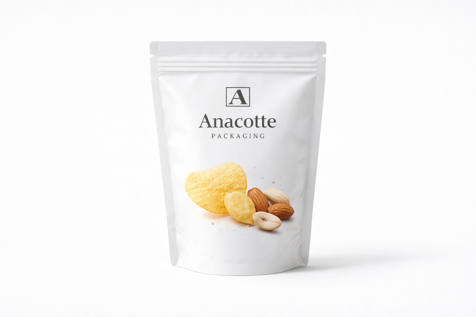 Stand Up Pouch for Snacks | Custom Printed Resealable Snack Packaging Bags