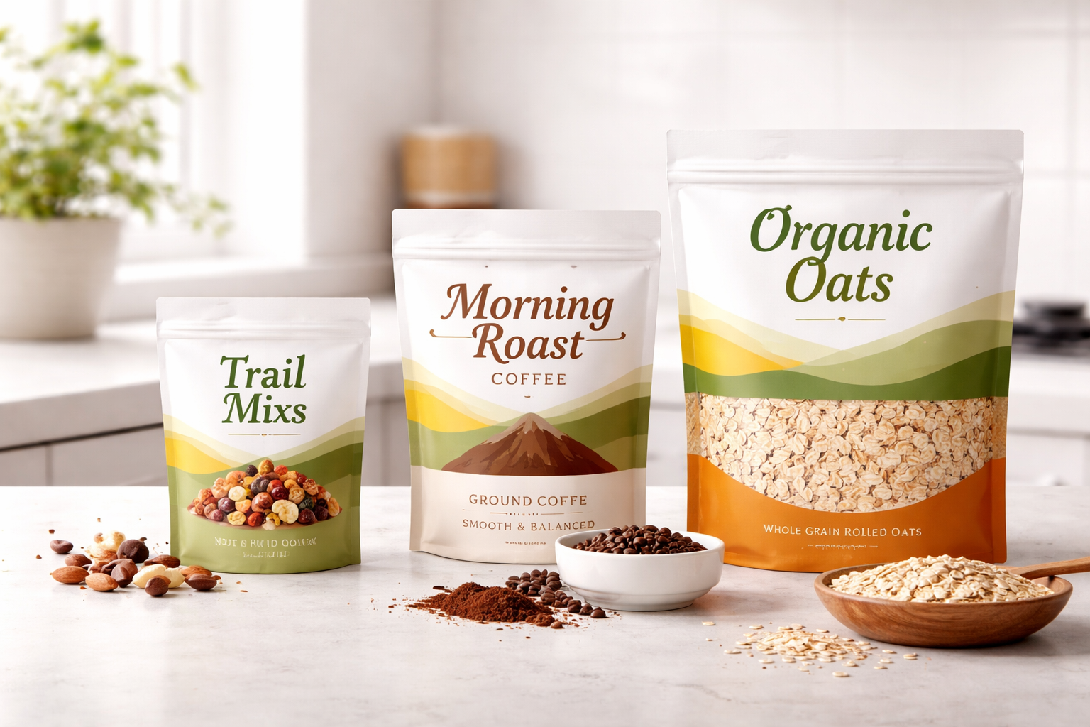 Custom Food Pouch Packaging – Flexible Barrier Bags for Food Products