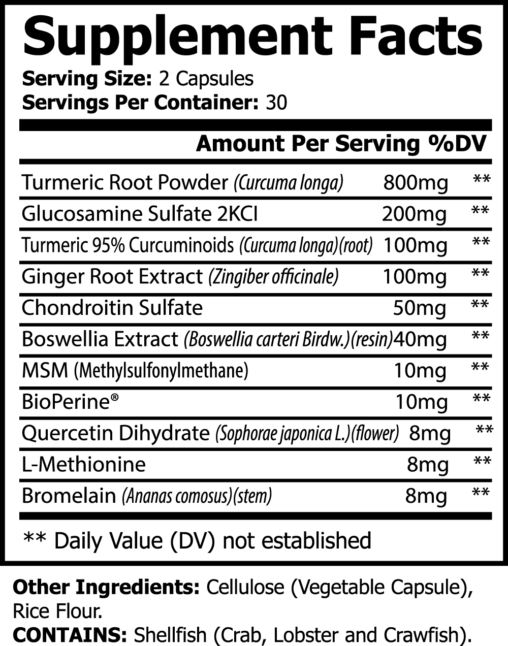 anacotte platinum turmeric ingredient