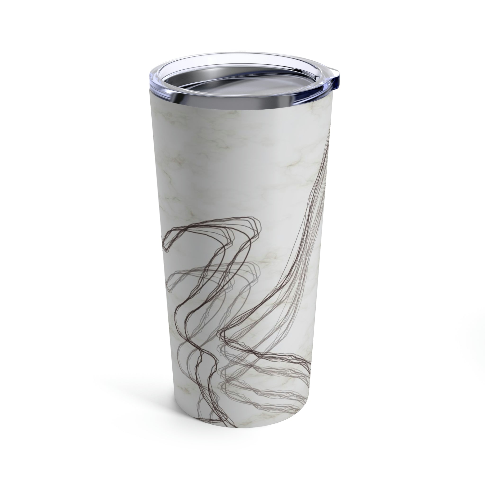 Anacotte Geometric Marble Tumbler 20oz: Stylish and Functional Drinkware