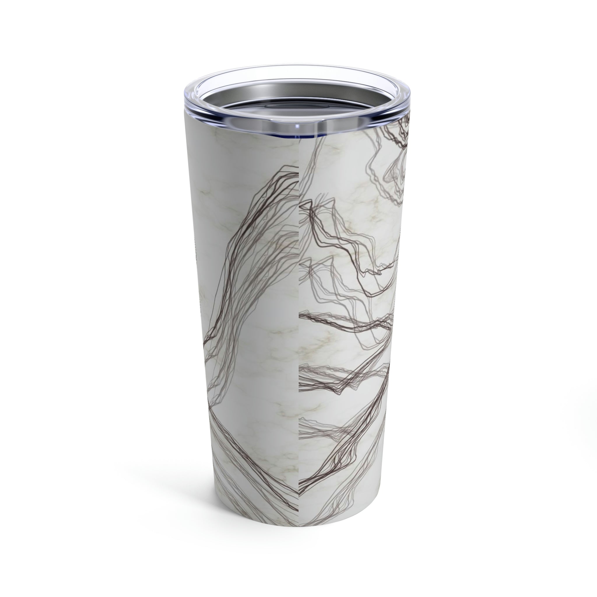 Anacotte Geometric Marble Tumbler 20oz: Stylish and Functional Drinkware