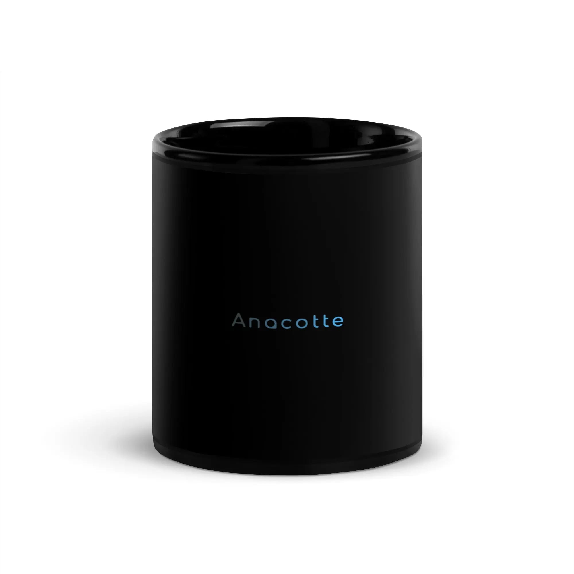 Anacotte Black Glossy Mug Anacotte