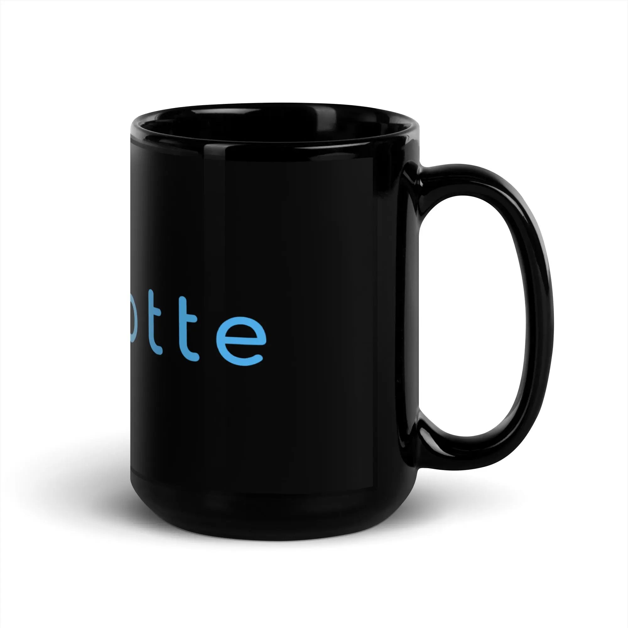 Anacotte Black Glossy Mug Anacotte