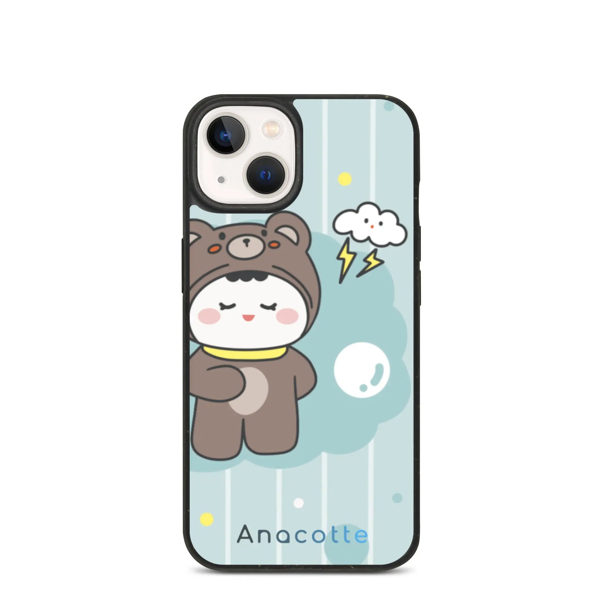 Anacotte Eco-friendly Fluffy Bear iPhone case Anacotte