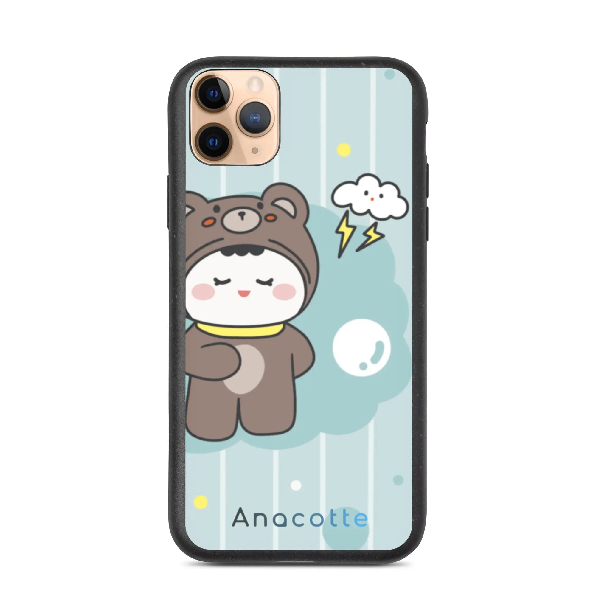 Anacotte Eco-friendly Fluffy Bear iPhone case Anacotte