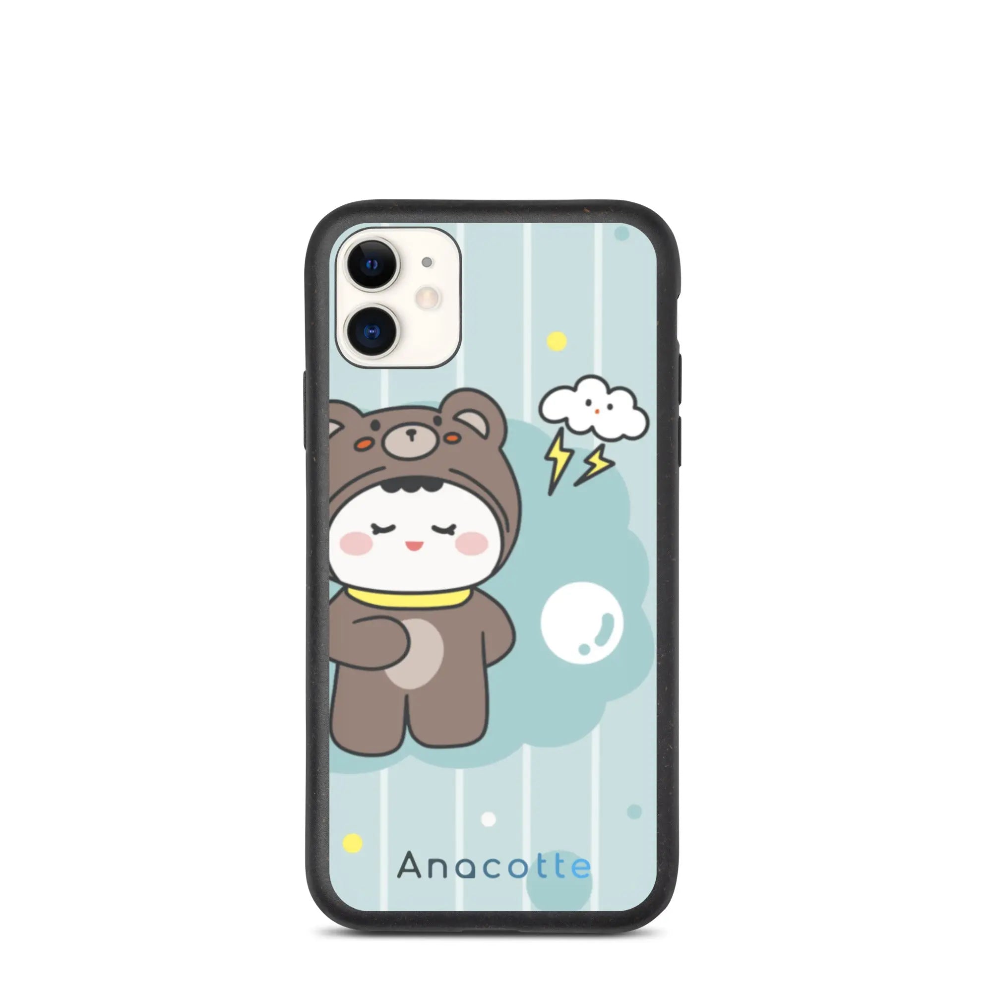 Anacotte Eco-friendly Fluffy Bear iPhone case Anacotte