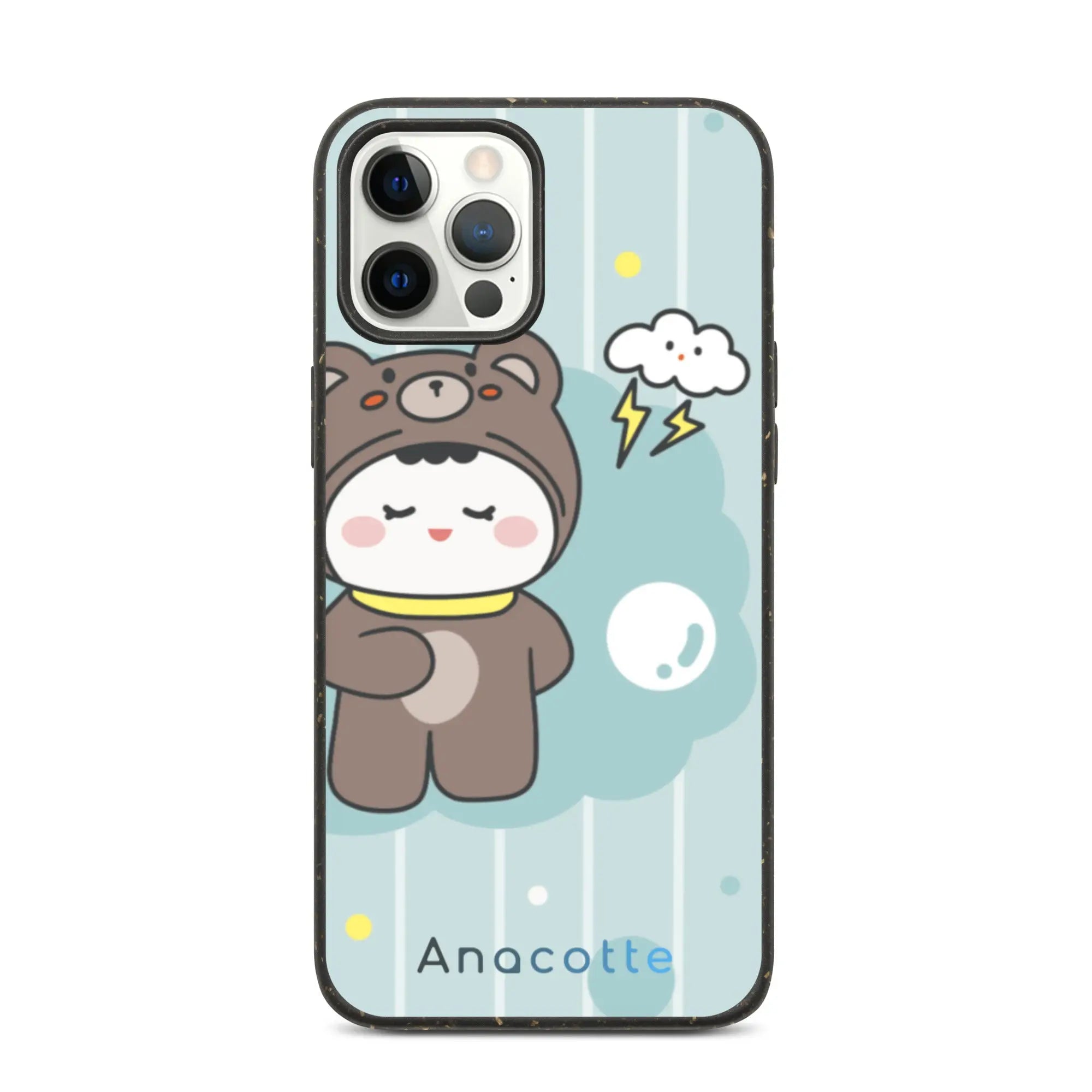 Anacotte Eco-friendly Fluffy Bear iPhone case Anacotte