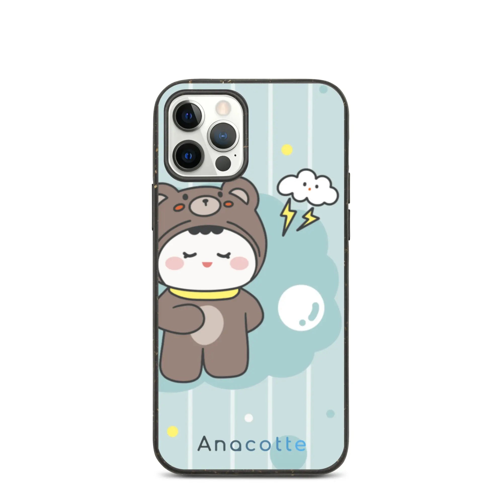 Anacotte Eco-friendly Fluffy Bear iPhone case Anacotte