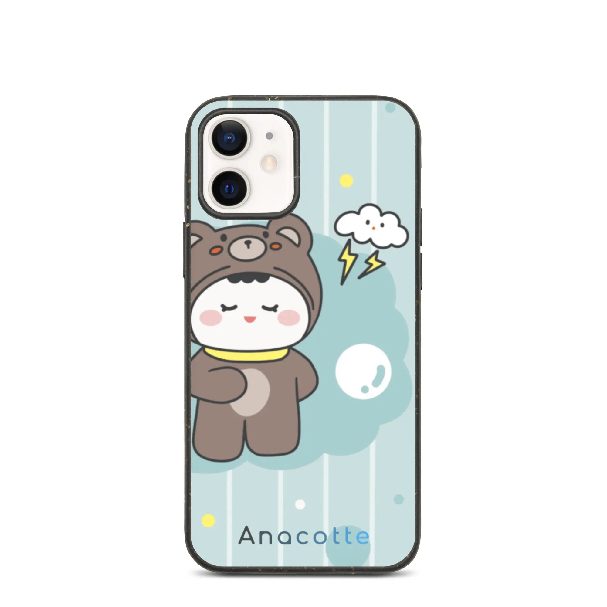 Anacotte Eco-friendly Fluffy Bear iPhone case Anacotte