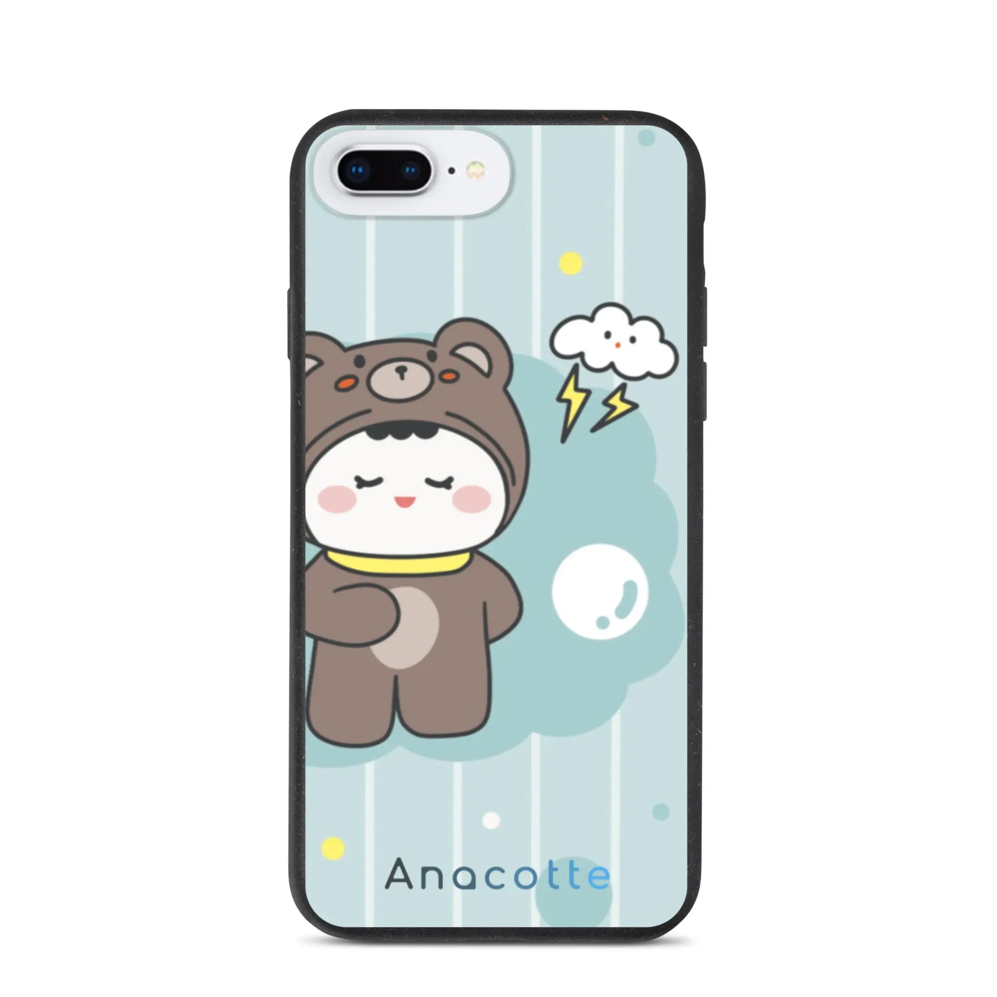 Anacotte Eco-friendly Fluffy Bear iPhone case Anacotte