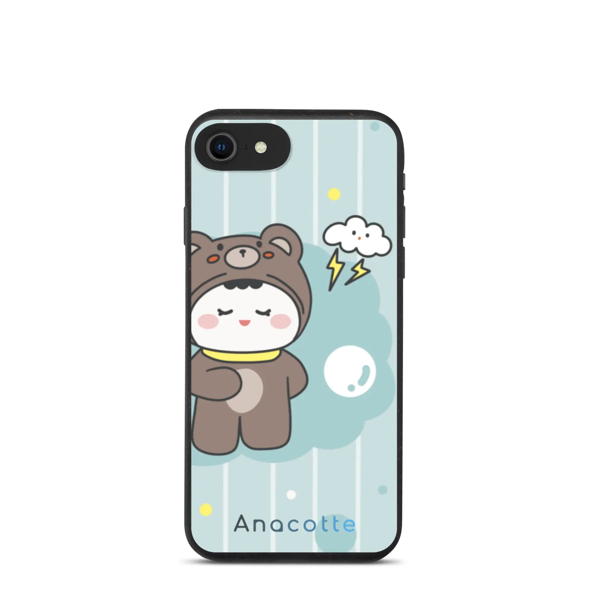 Anacotte Eco-friendly Fluffy Bear iPhone case Anacotte