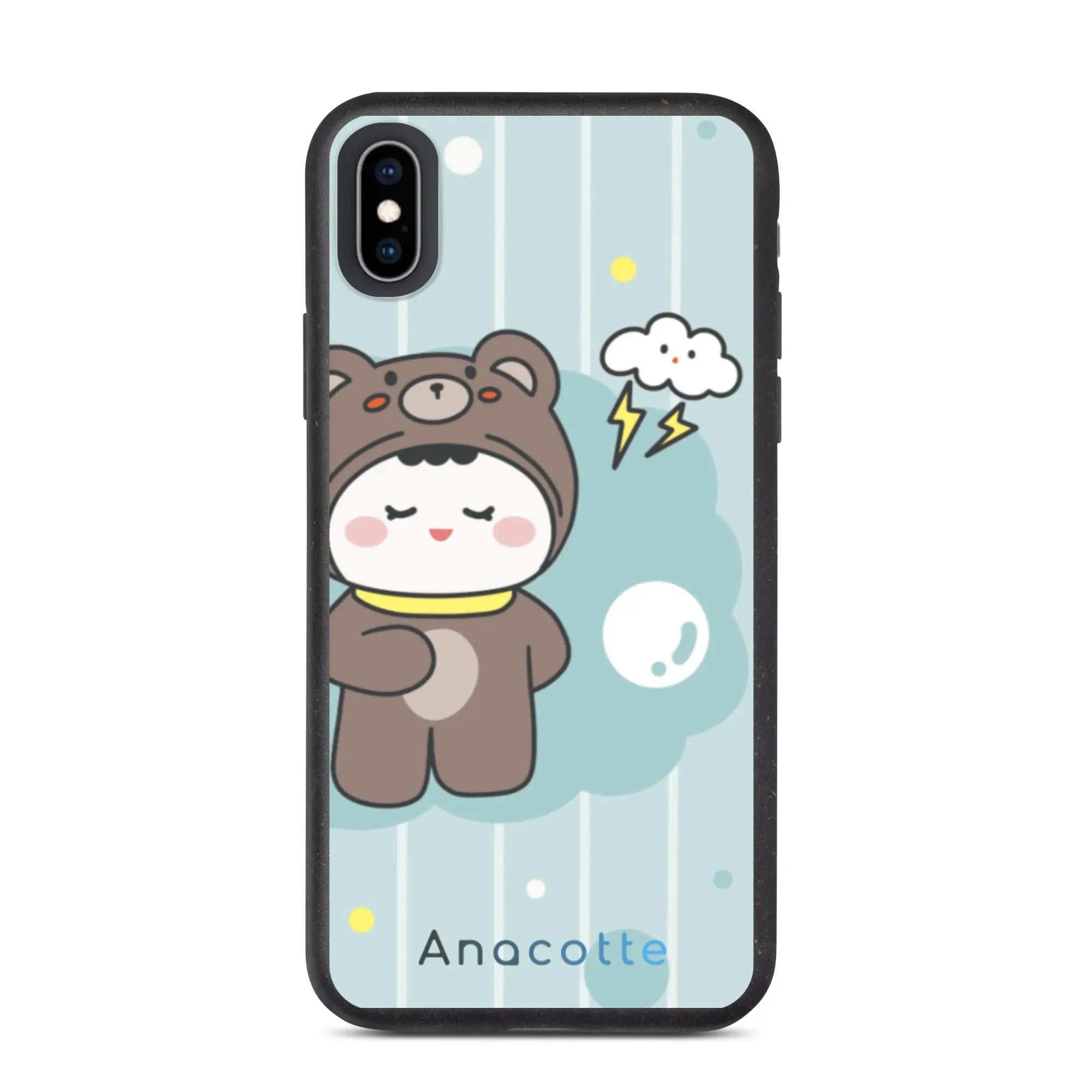 Anacotte Eco-friendly Fluffy Bear iPhone case Anacotte