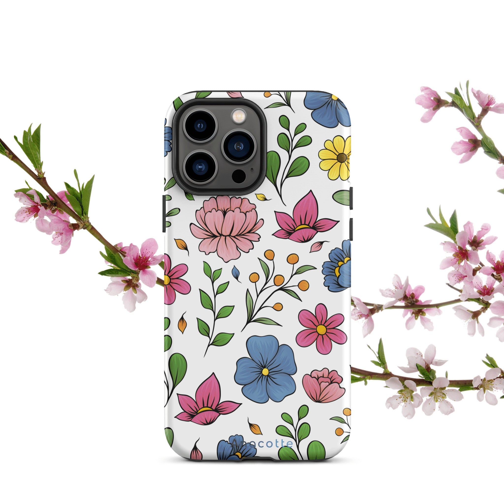 Anacotte Impulsive Art Floral iPhone case Anacotte