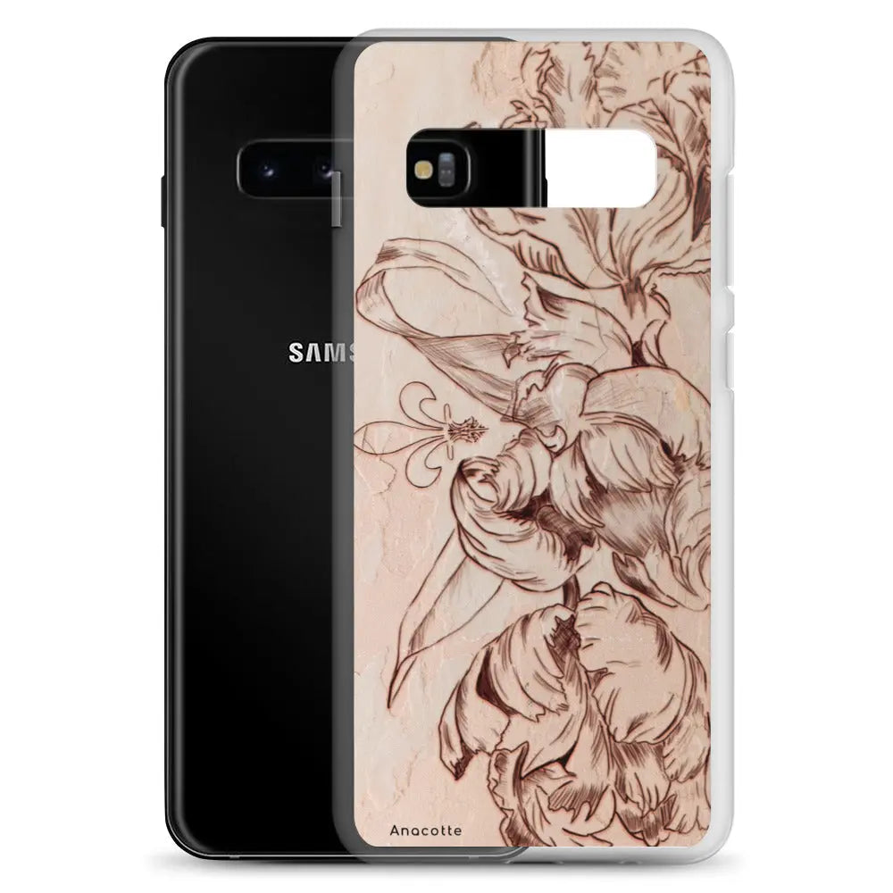 Anacotte Luxury Retro Flowers Samsung Case Anacotte