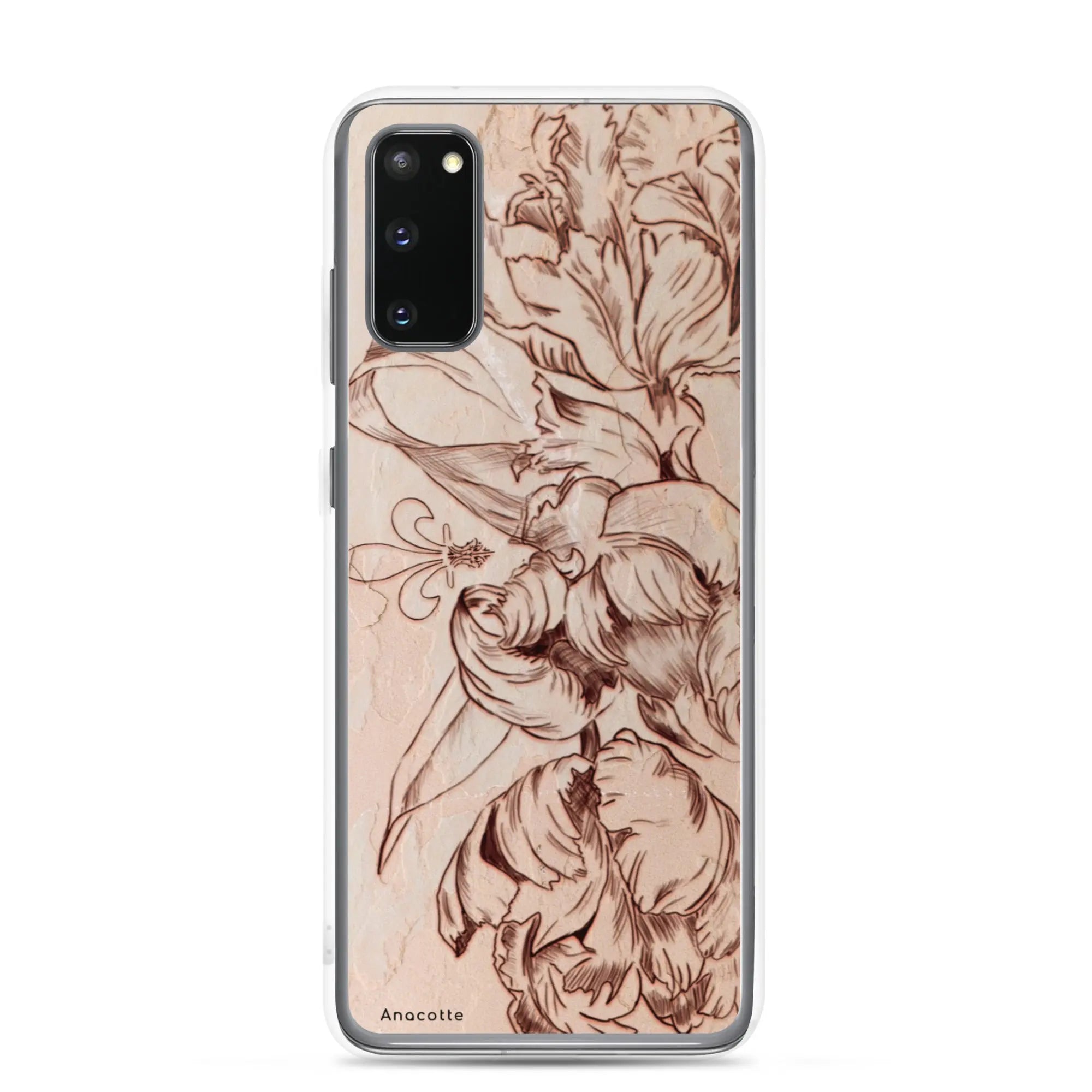 Anacotte Luxury Retro Flowers Samsung Case Anacotte