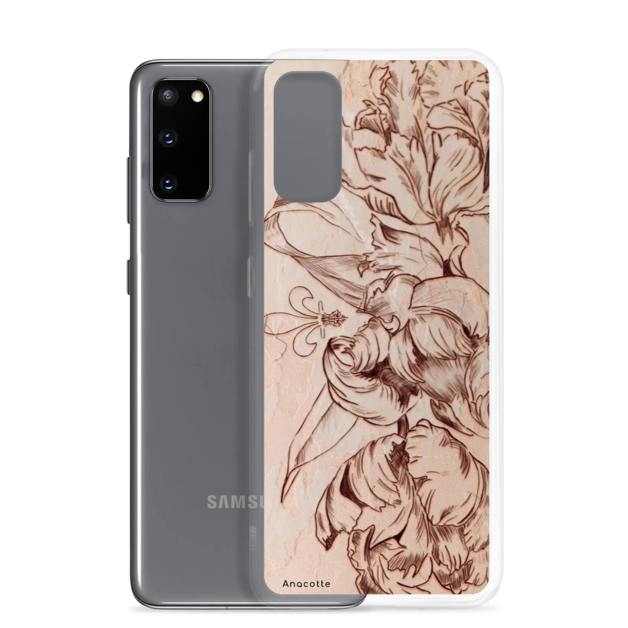 Anacotte Luxury Retro Flowers Samsung Case Anacotte