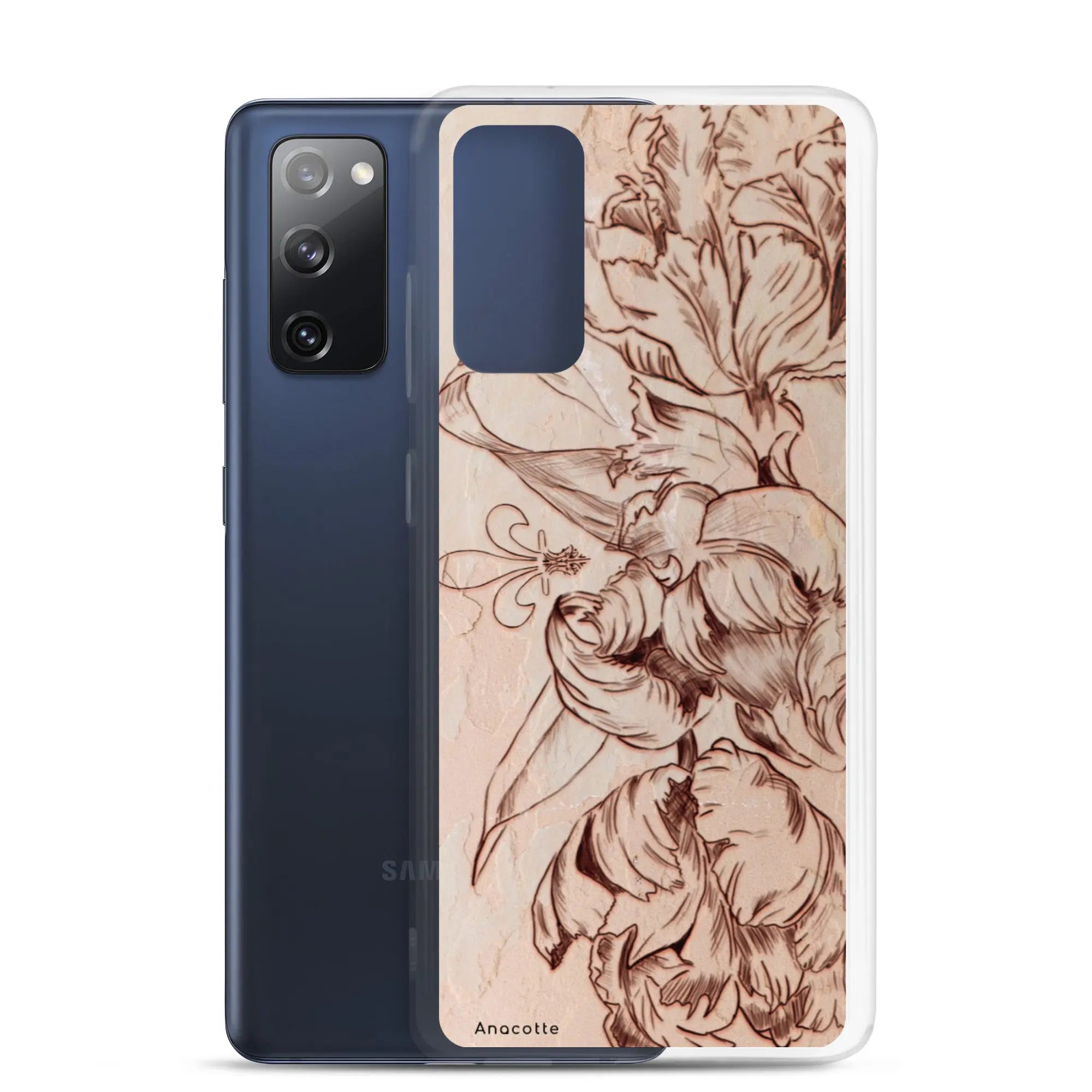 Anacotte Luxury Retro Flowers Samsung Case Anacotte