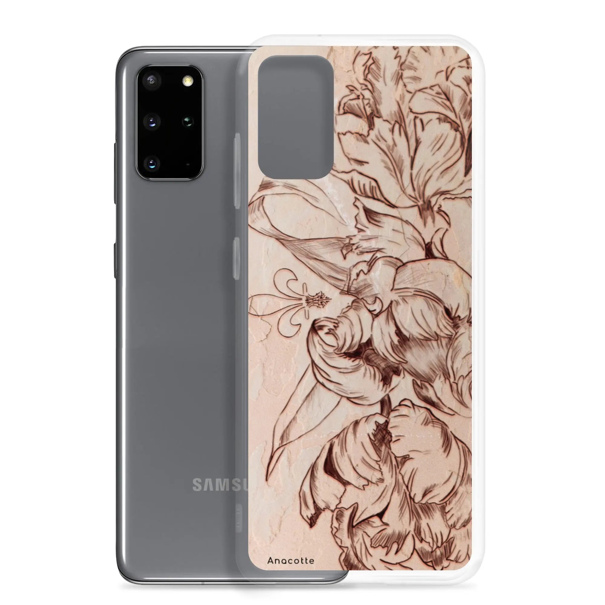 Anacotte Luxury Retro Flowers Samsung Case Anacotte