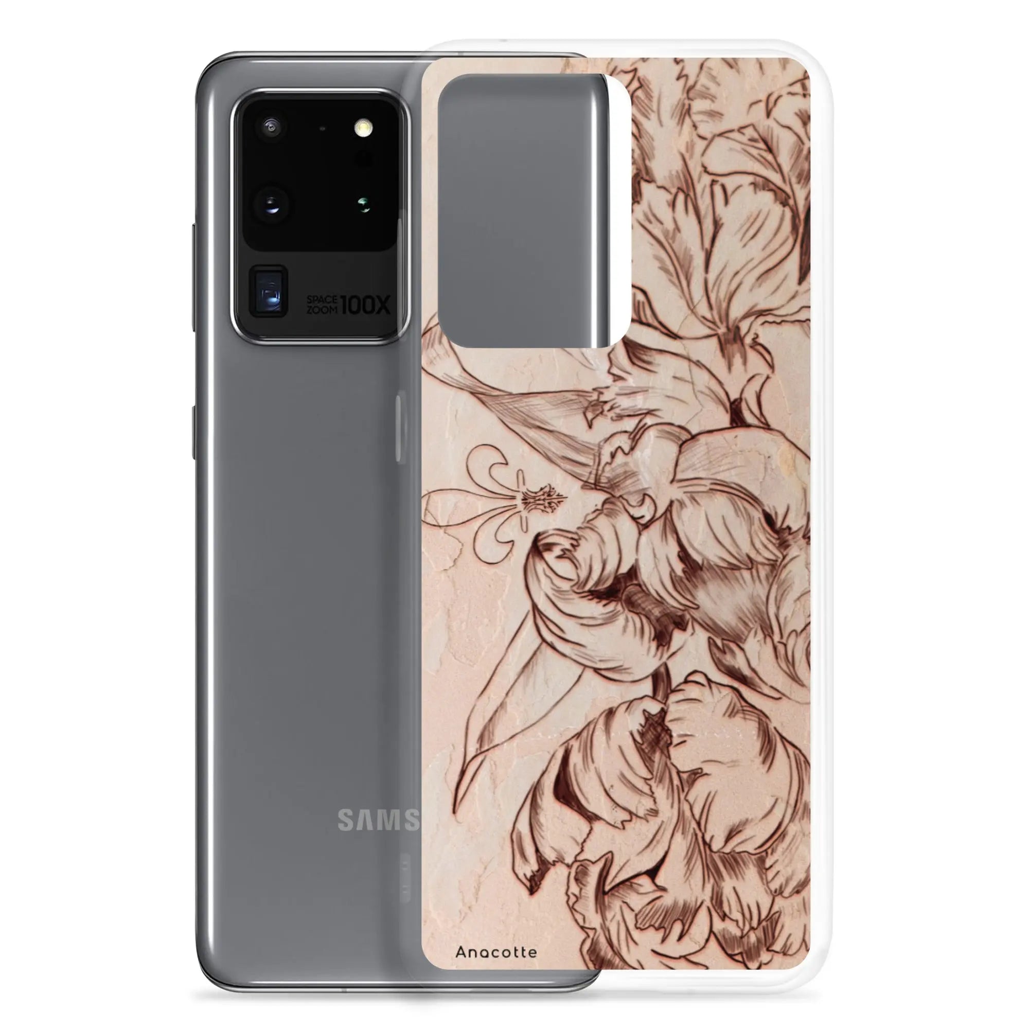 Anacotte Luxury Retro Flowers Samsung Case Anacotte