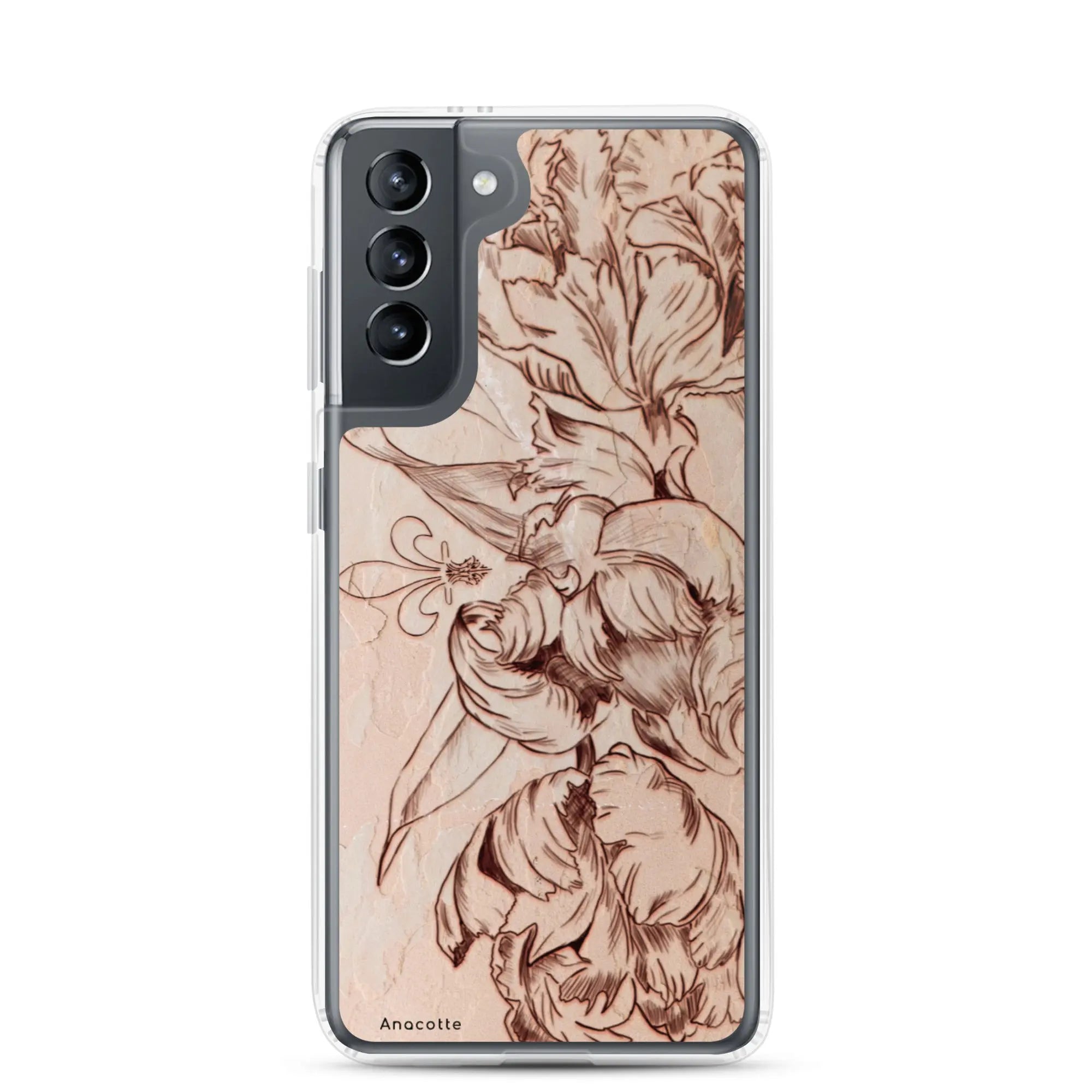 Anacotte Luxury Retro Flowers Samsung Case Anacotte