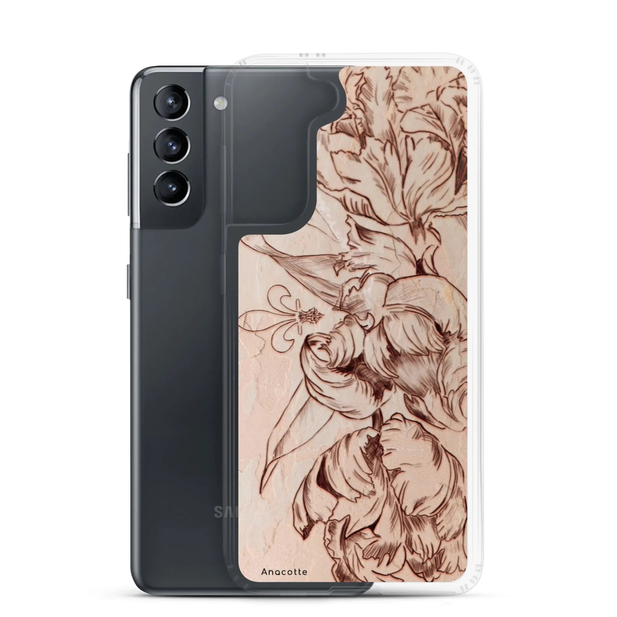 Anacotte Luxury Retro Flowers Samsung Case Anacotte