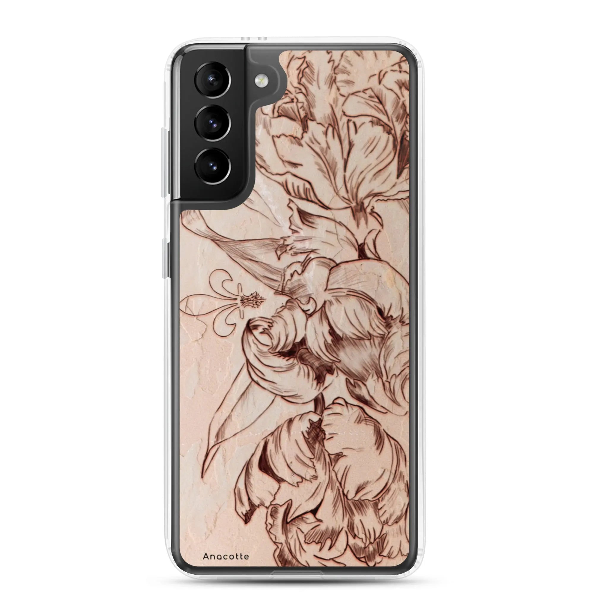 Anacotte Luxury Retro Flowers Samsung Case Anacotte