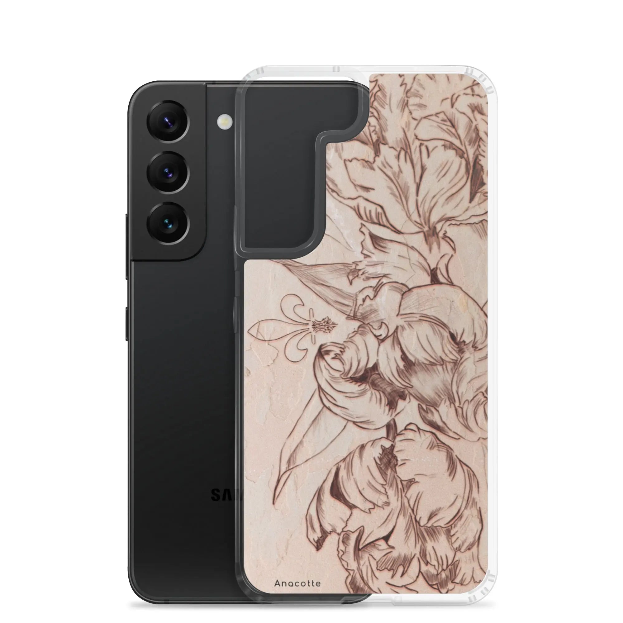 Anacotte Luxury Retro Flowers Samsung Case Anacotte