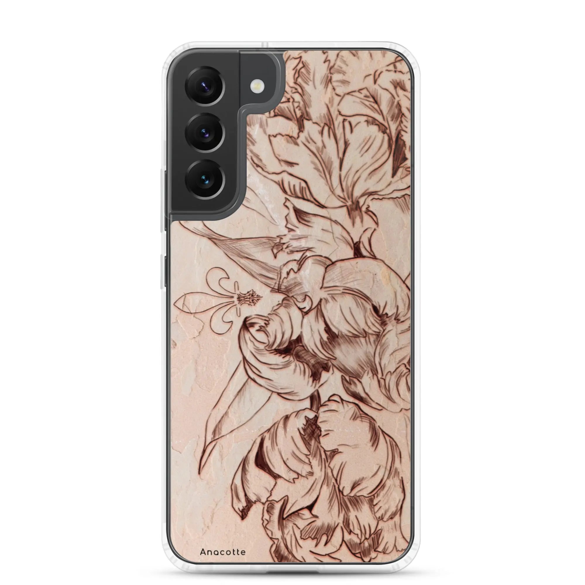 Anacotte Luxury Retro Flowers Samsung Case Anacotte