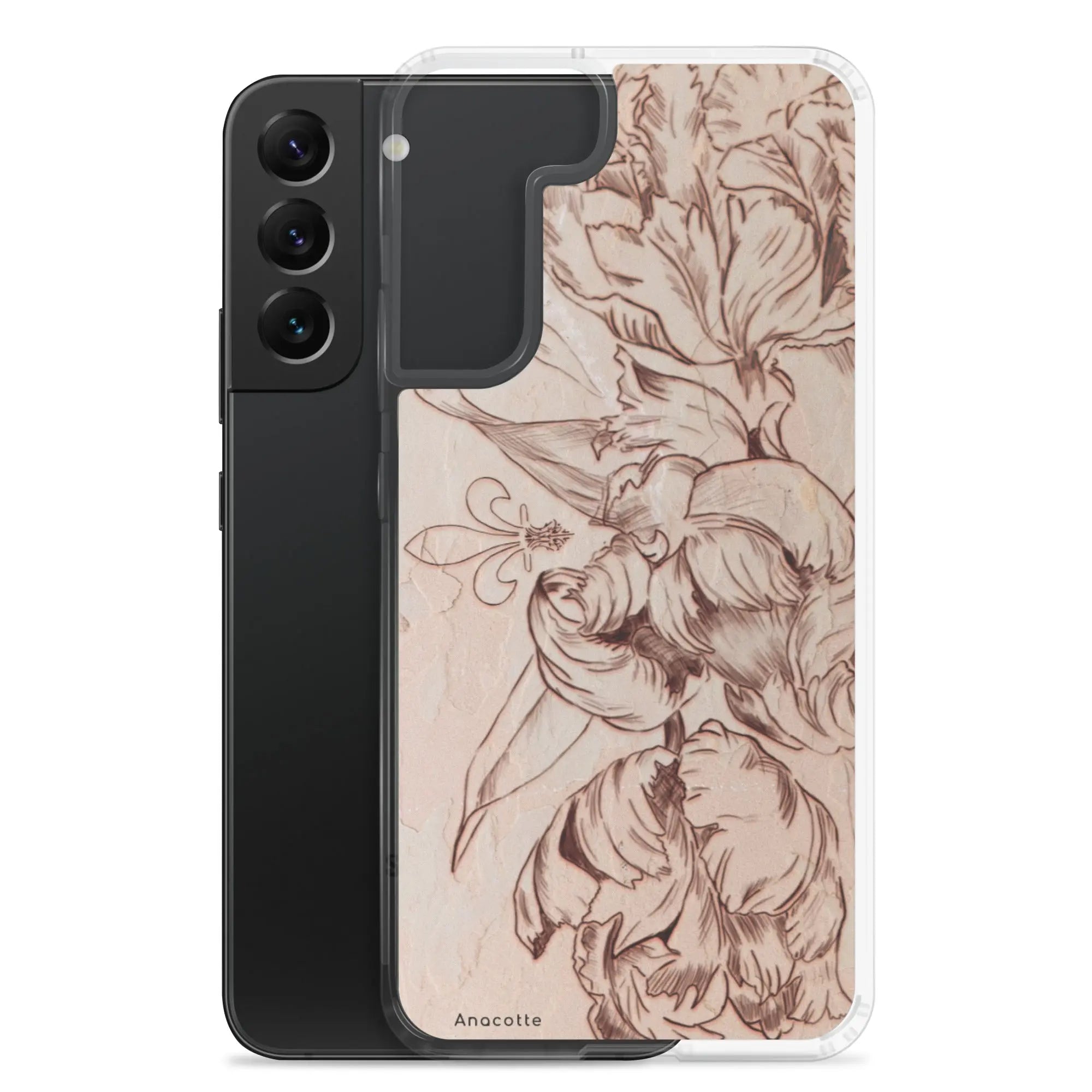 Anacotte Luxury Retro Flowers Samsung Case Anacotte