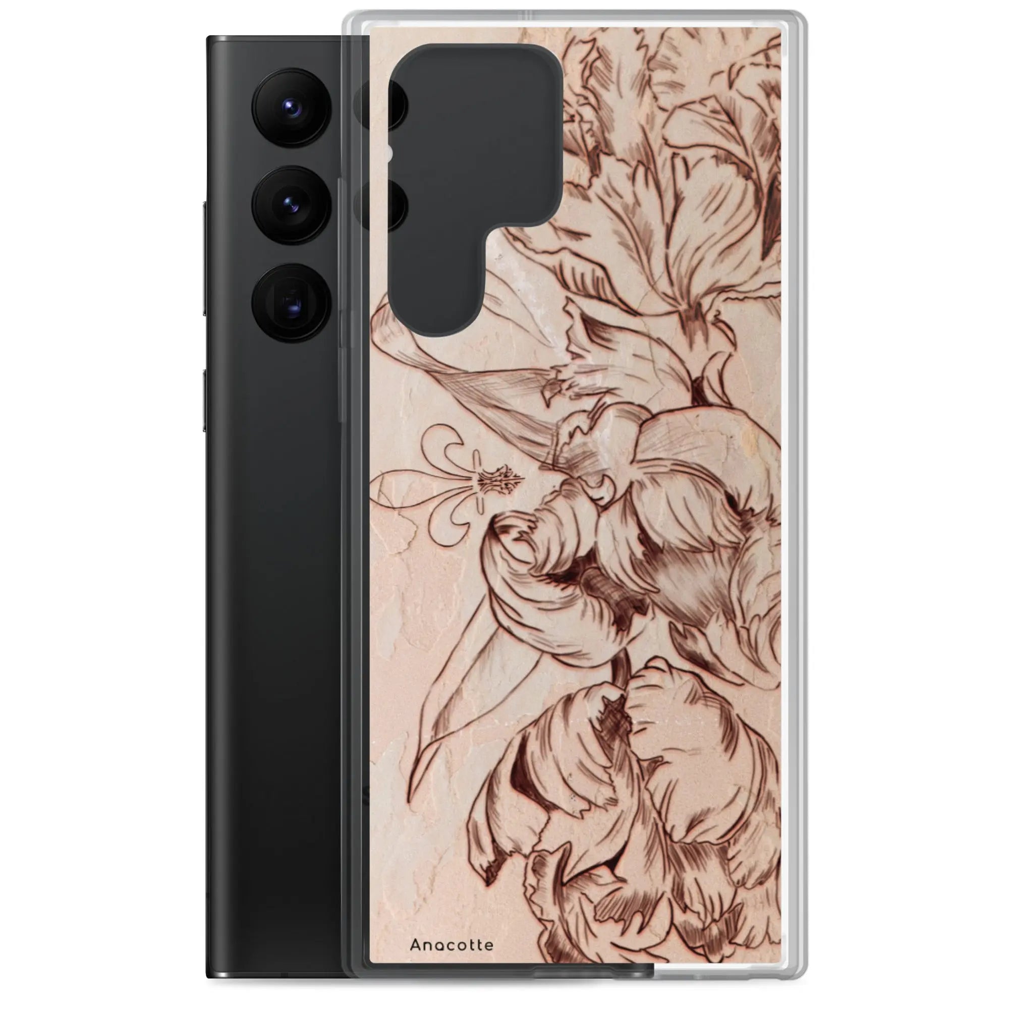 Anacotte Luxury Retro Flowers Samsung Case Anacotte