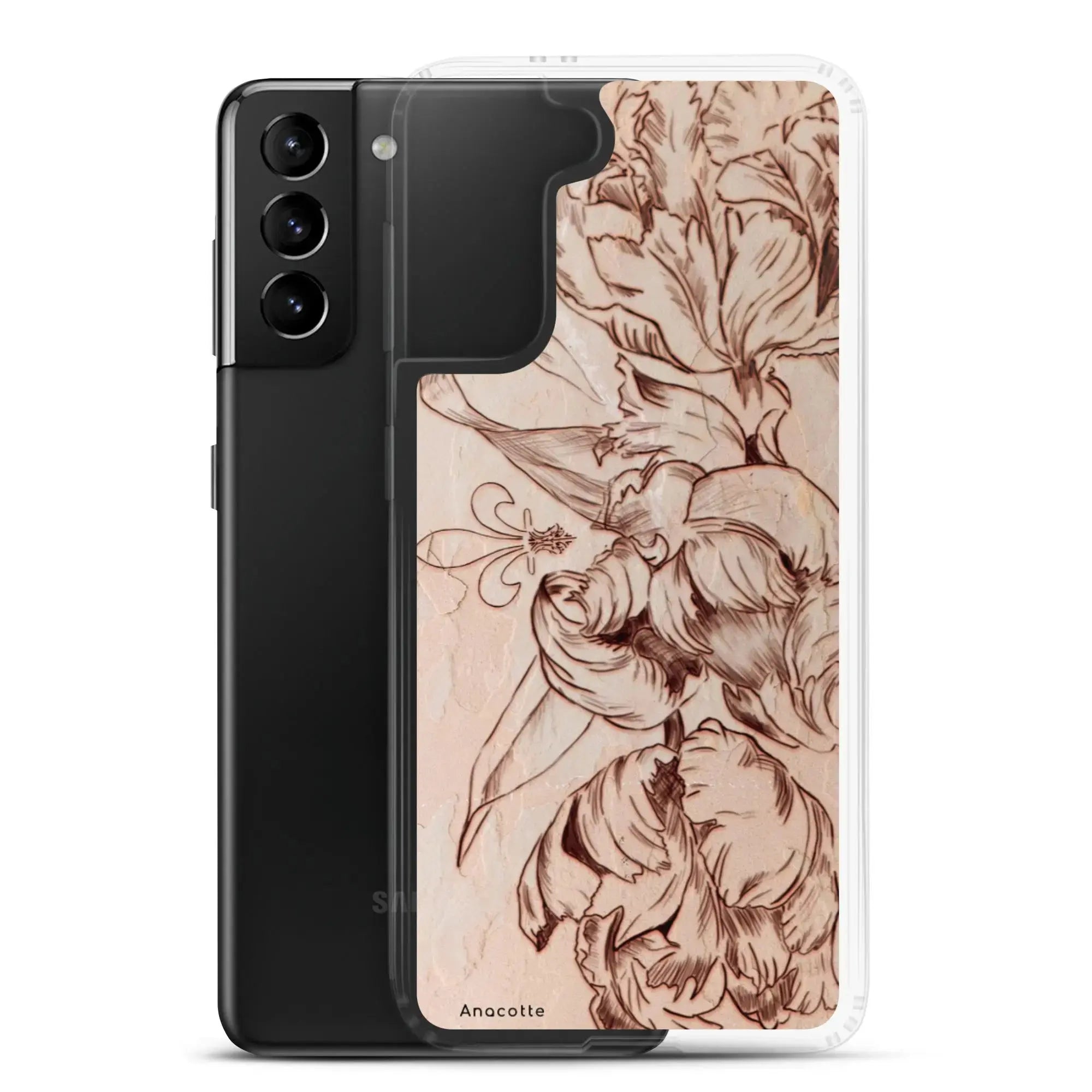 Anacotte Luxury Retro Flowers Samsung Case Anacotte