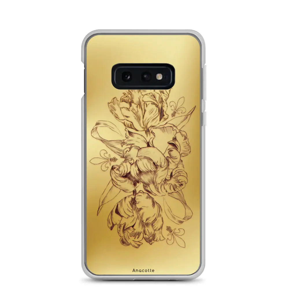 Anacotte Modern Simple gold Flower Leaf Samsung Case Anacotte