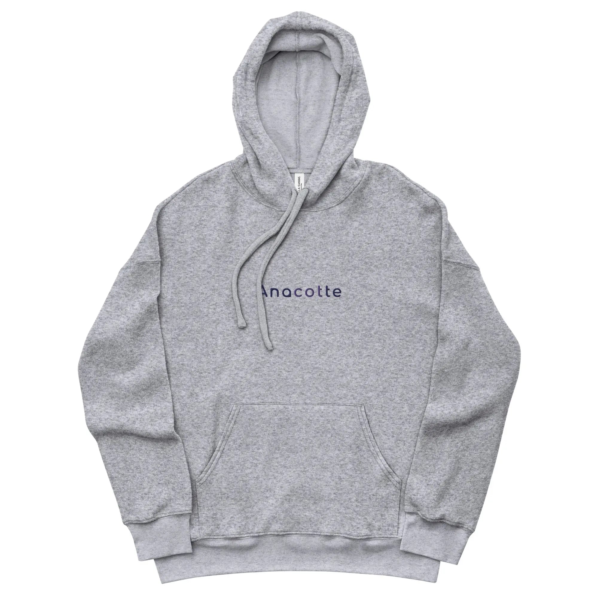 Anacotte Unisex sueded fleece hoodie Anacotte