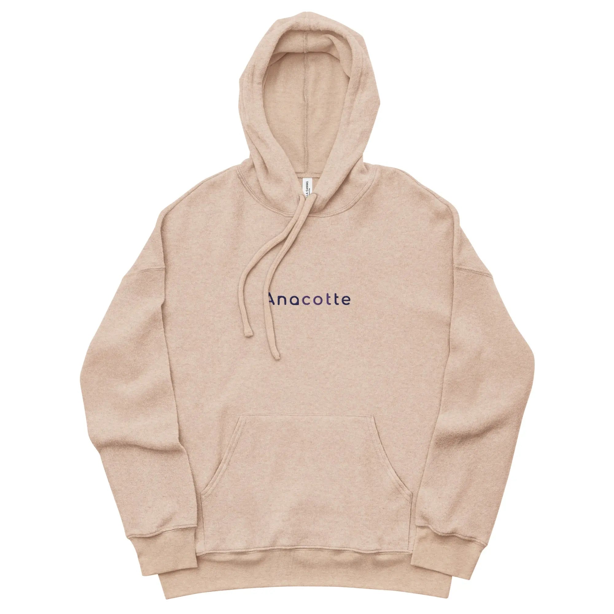 Anacotte Unisex sueded fleece hoodie Anacotte