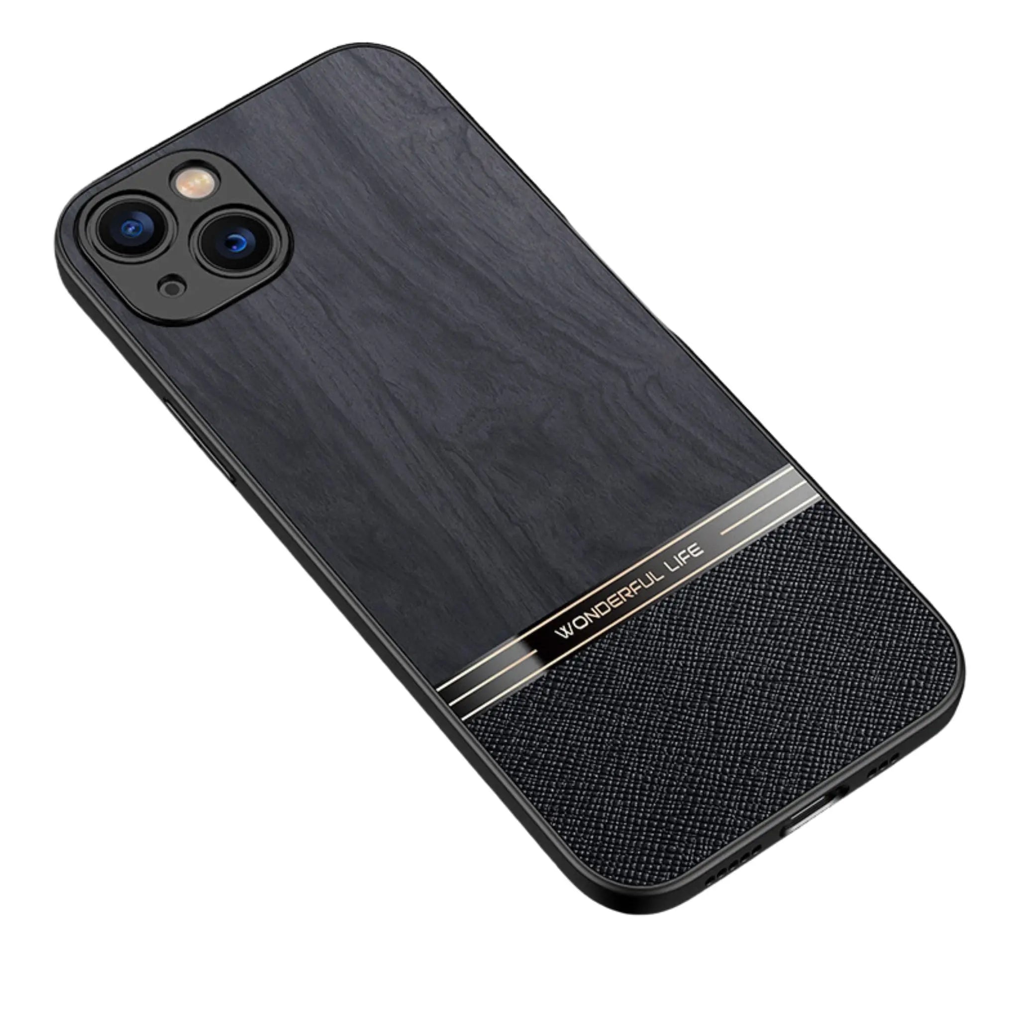 Anacotte iPhone 14 Pro frosted wood grain phone case Anacotte