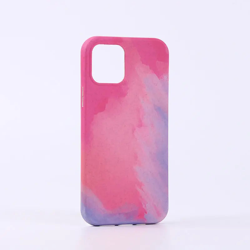 Biodegradable Frosted Oil Painting Phone Case Anacotte