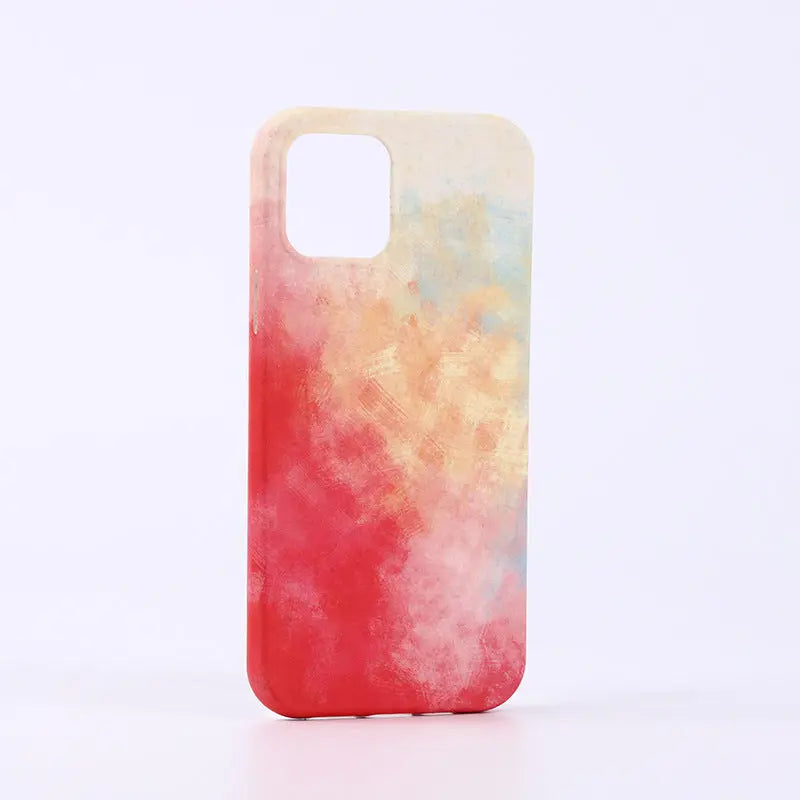 Biodegradable Frosted Oil Painting Phone Case Anacotte