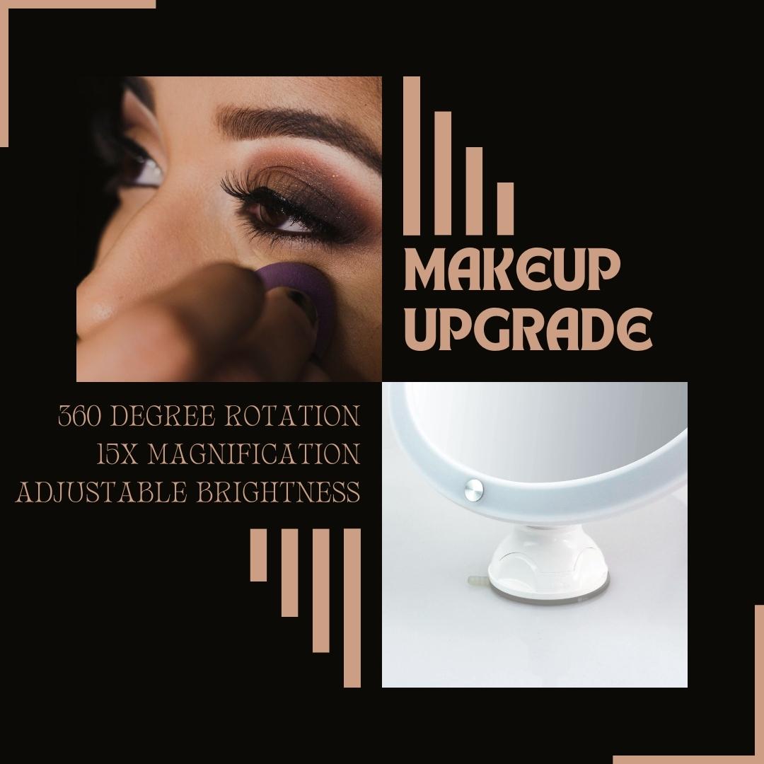 Makeup Upgrade 15x Magnifying Mirror