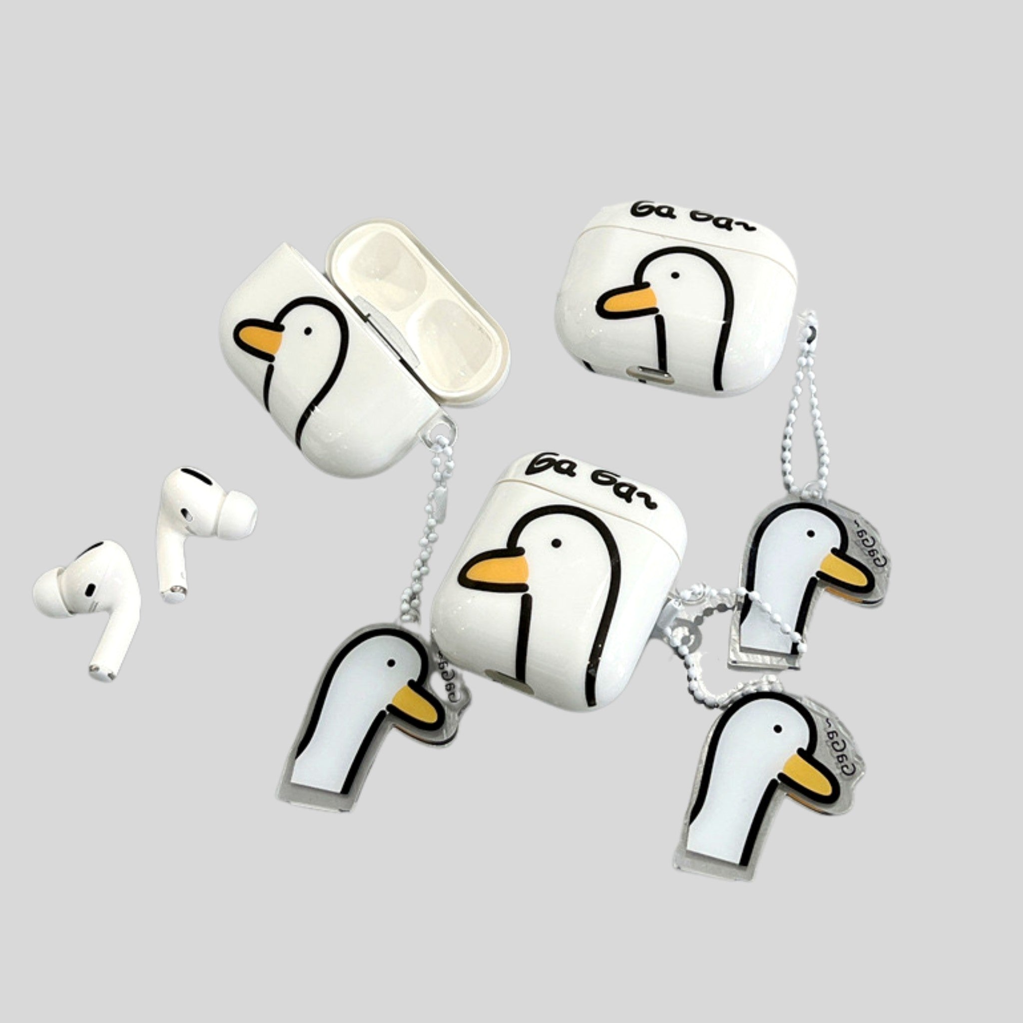Goods suitable for airpods3 earphone shell cartoon duck IMD soft shell AirPo ds2 generation Pro apple bluetooth protective cover Anacotte