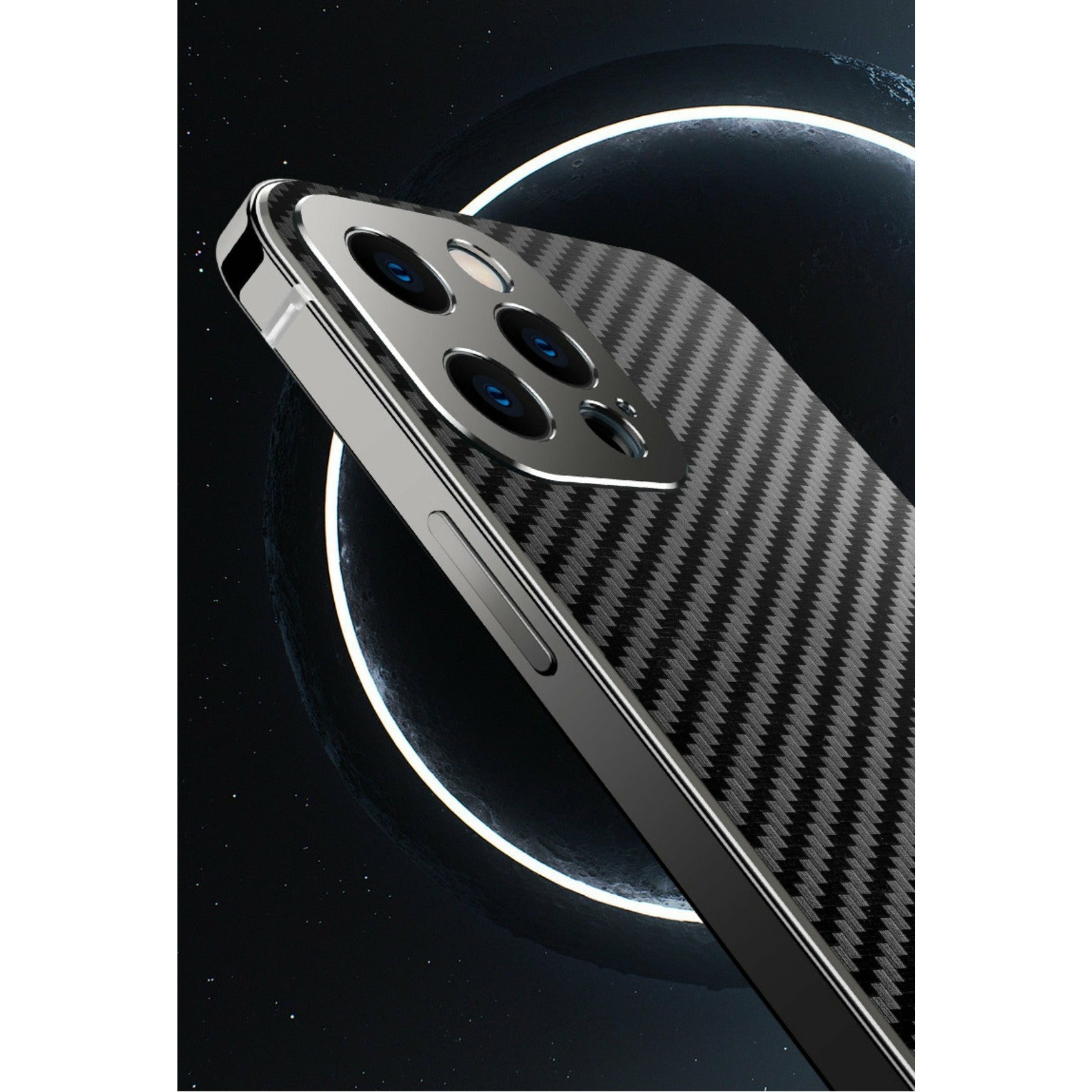 Luxury Carbon Fiber Stainless Steel Phone Case Anacotte