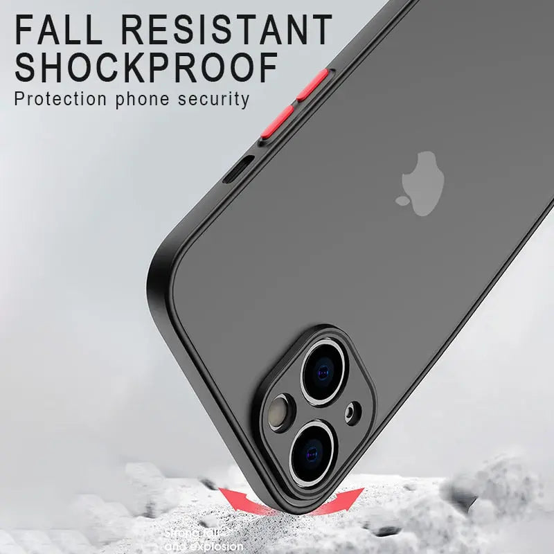 Luxury Silicone Shockproof Matte Phone Case Anacotte