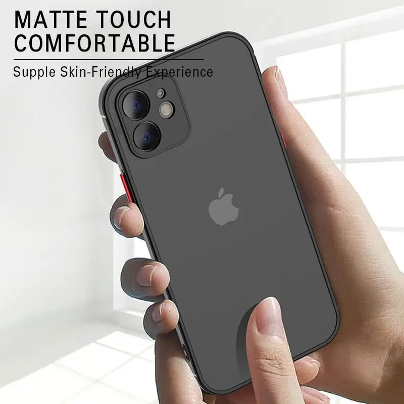 Luxury Silicone Shockproof Matte Phone Case Anacotte