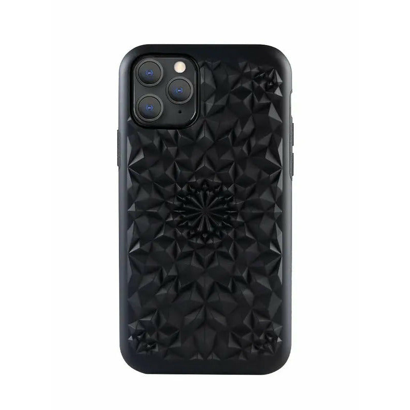 Matte Black Kaleidoscope iPhone Case Anacotte