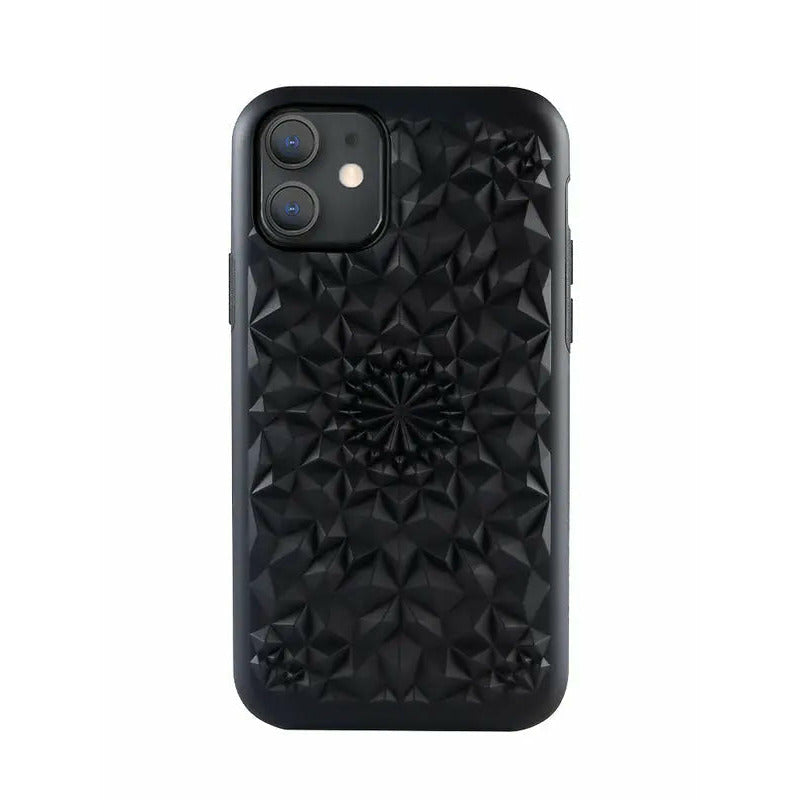 Matte Black Kaleidoscope iPhone Case Anacotte
