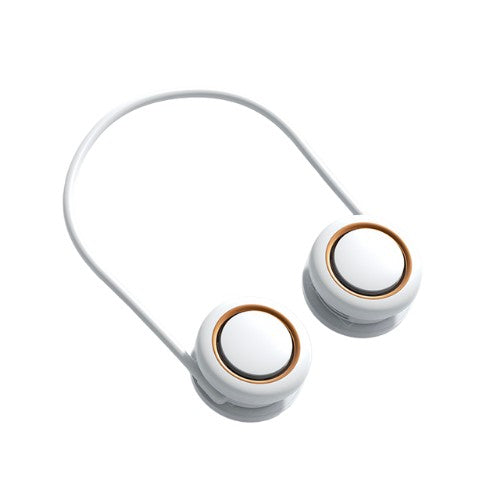 New usb storage hanging neck fan outdoor sports folding telescopic student portable mute lazy hanging neck fan Anacotte