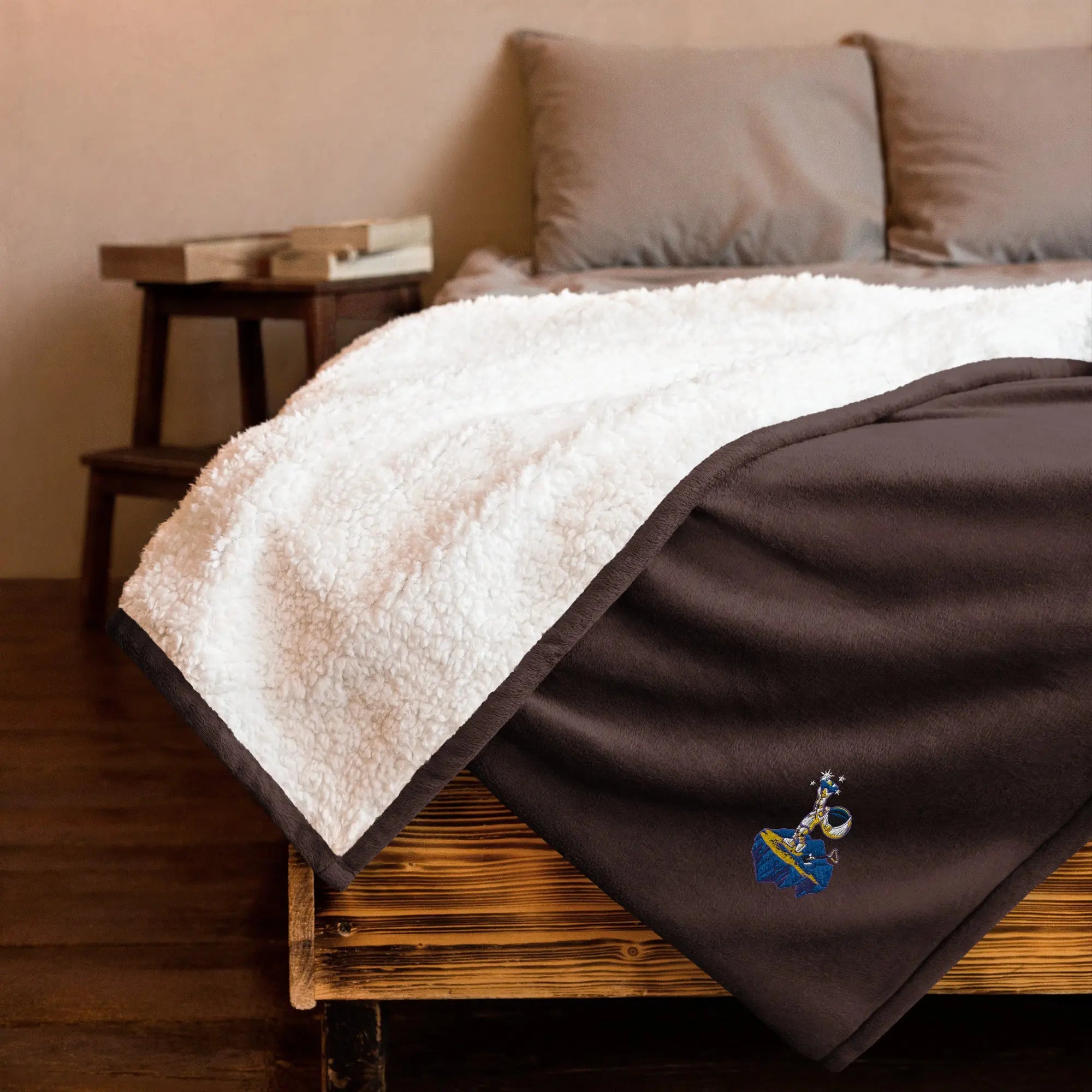 Premium Astronaut sherpa blanket Anacotte