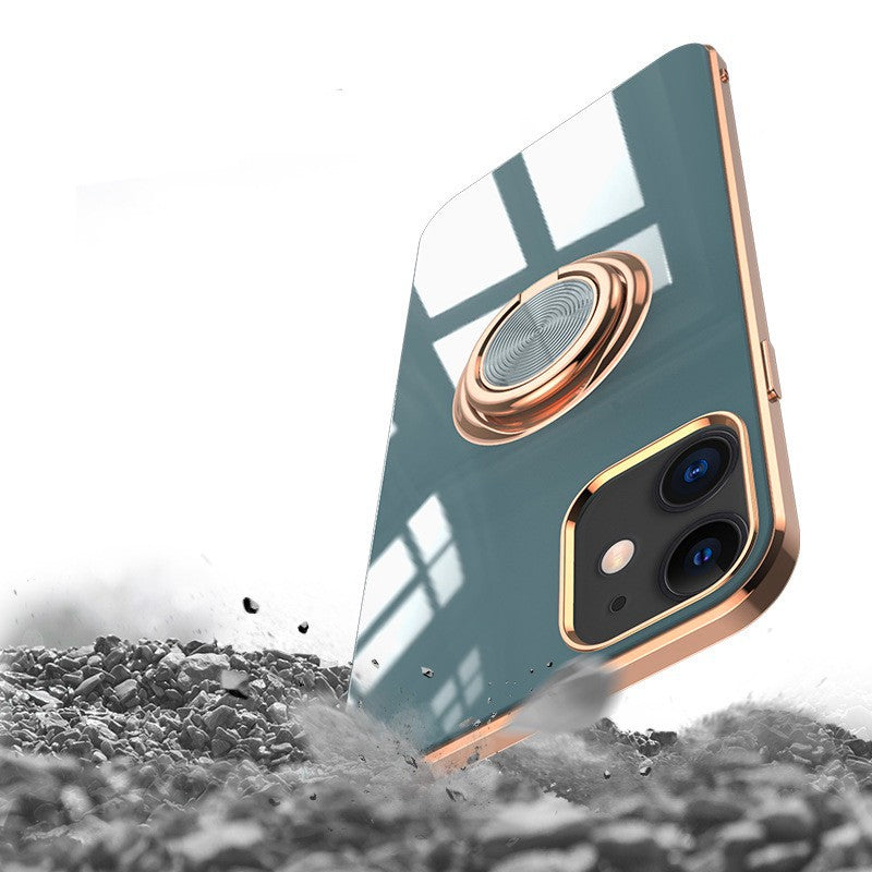 Ringora Electroplating Phone Case with Magnetic suction Anacotte